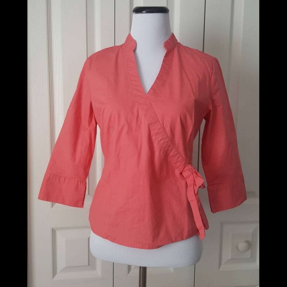 St John's Bay pull over 3/4 sleeve blouse